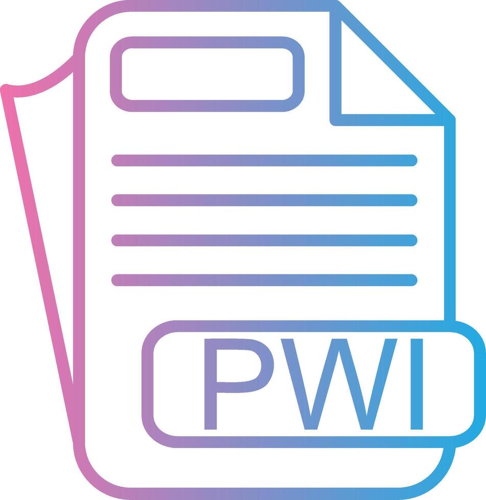 PWI Handcrafted UI Symbol vector