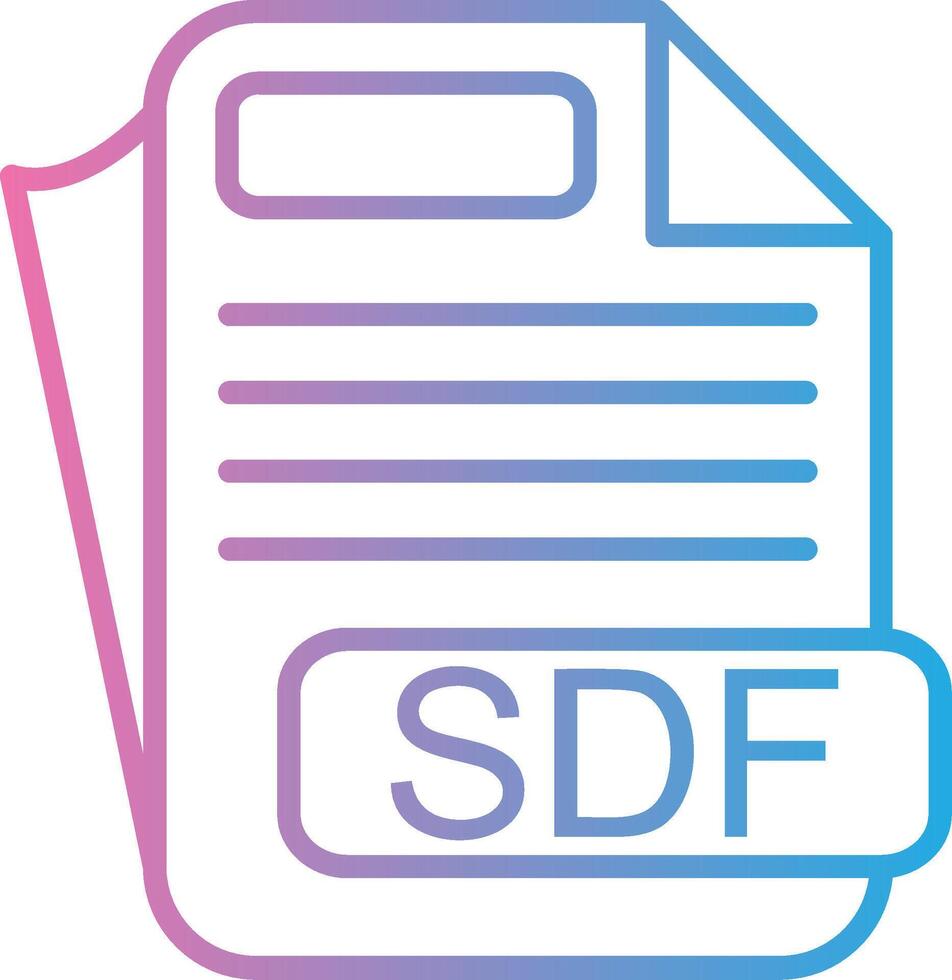 SDF Pastel Tone Form vector