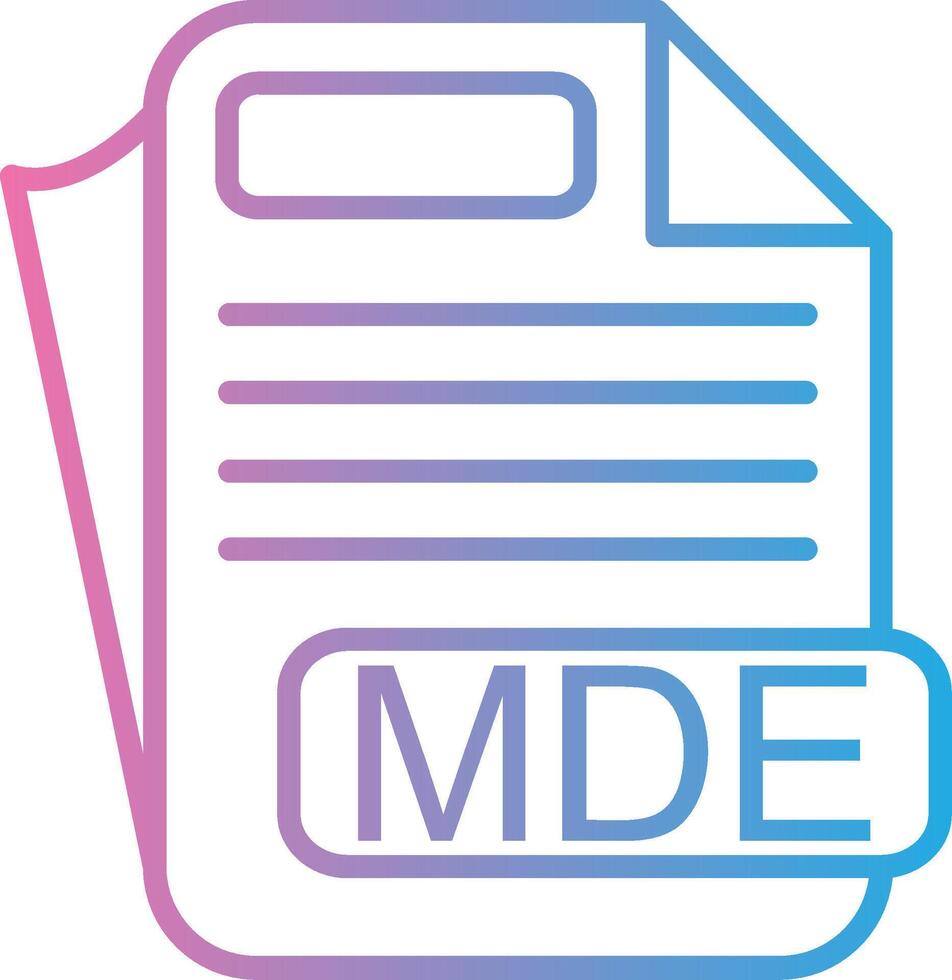 MDE Outlined Frame Object vector