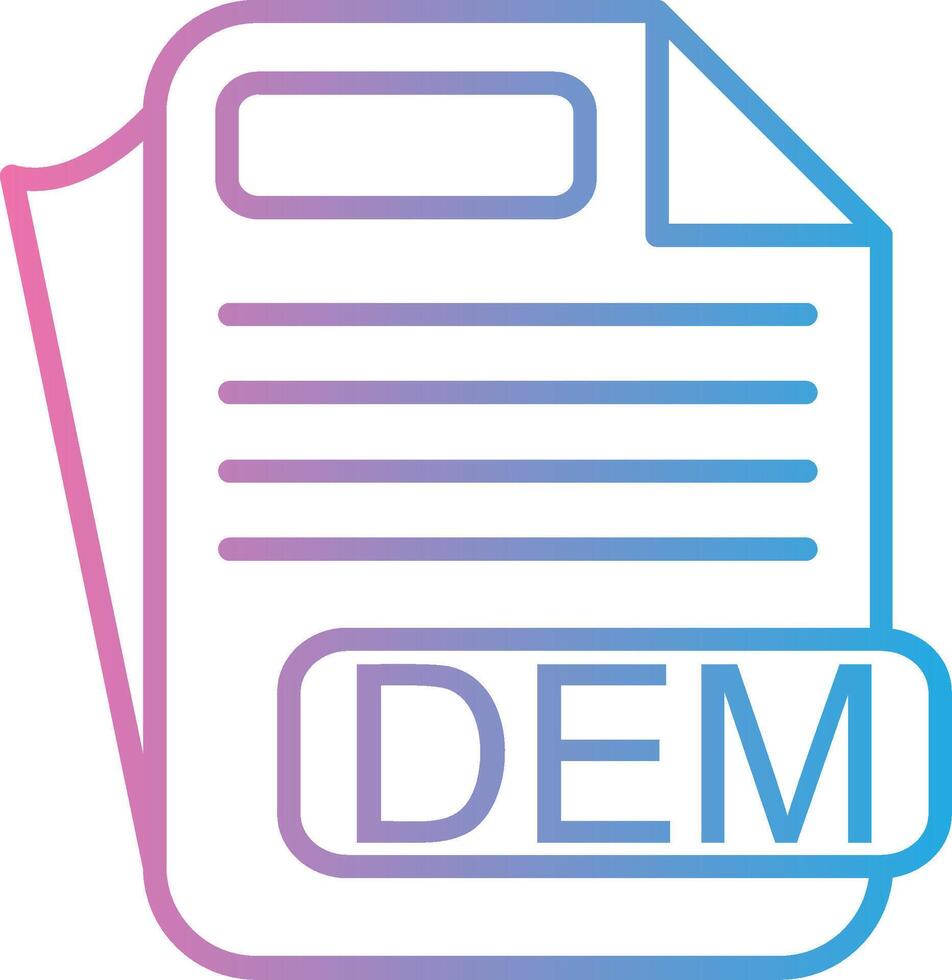 DEM Detailed UI Piece vector