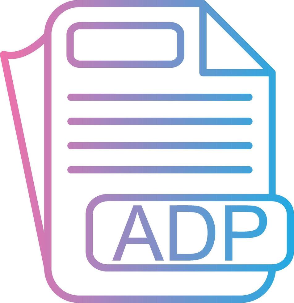 ADP Muted Color Design vector