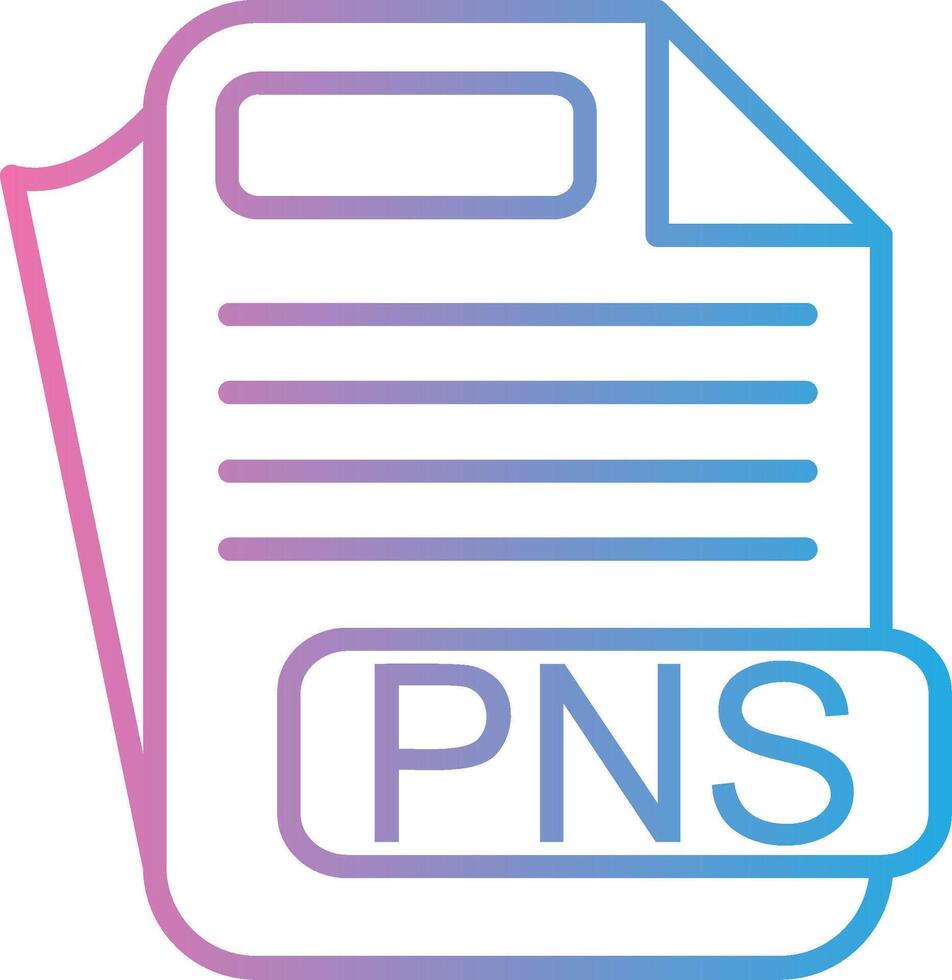 PNS Gradient Color Form vector