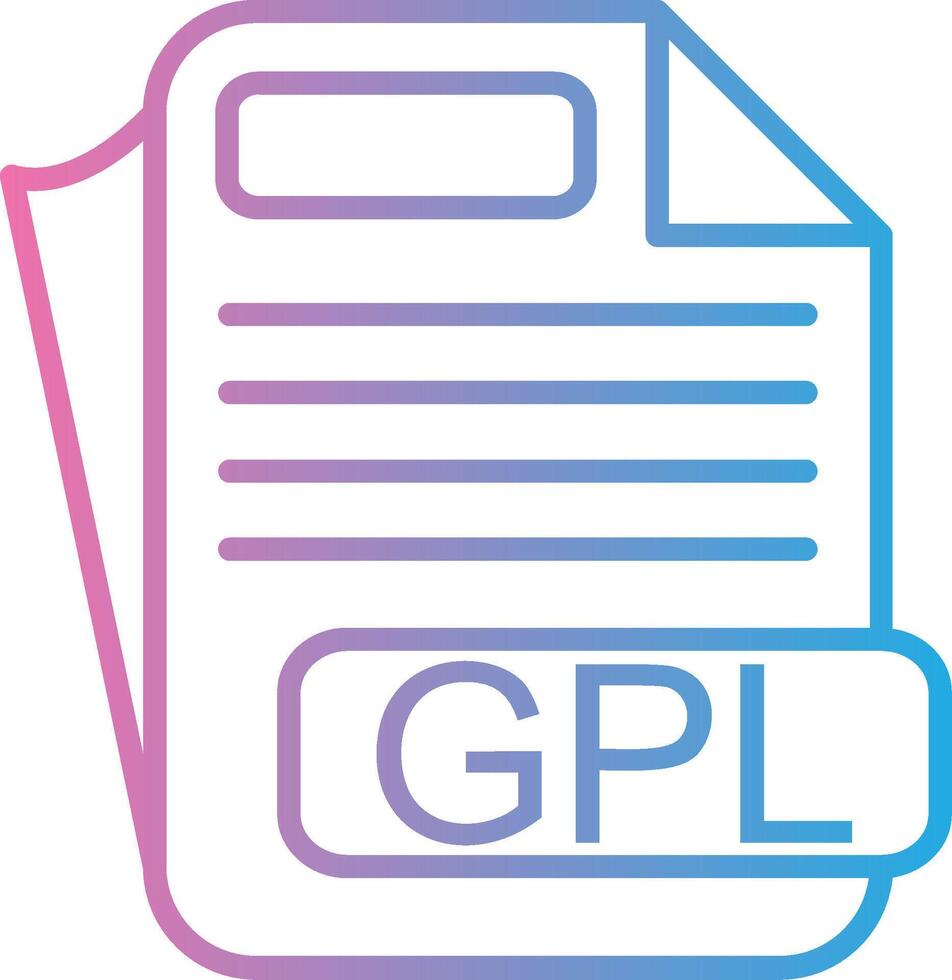 GPL Tech Styled Form vector