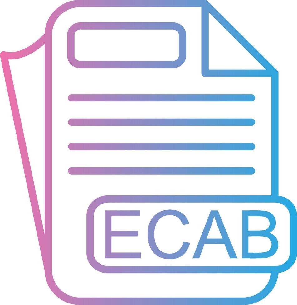 ECAB Wireframe App Design vector