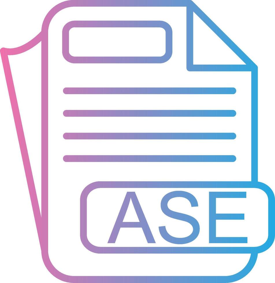 ASE Elegant Shape Symbol vector