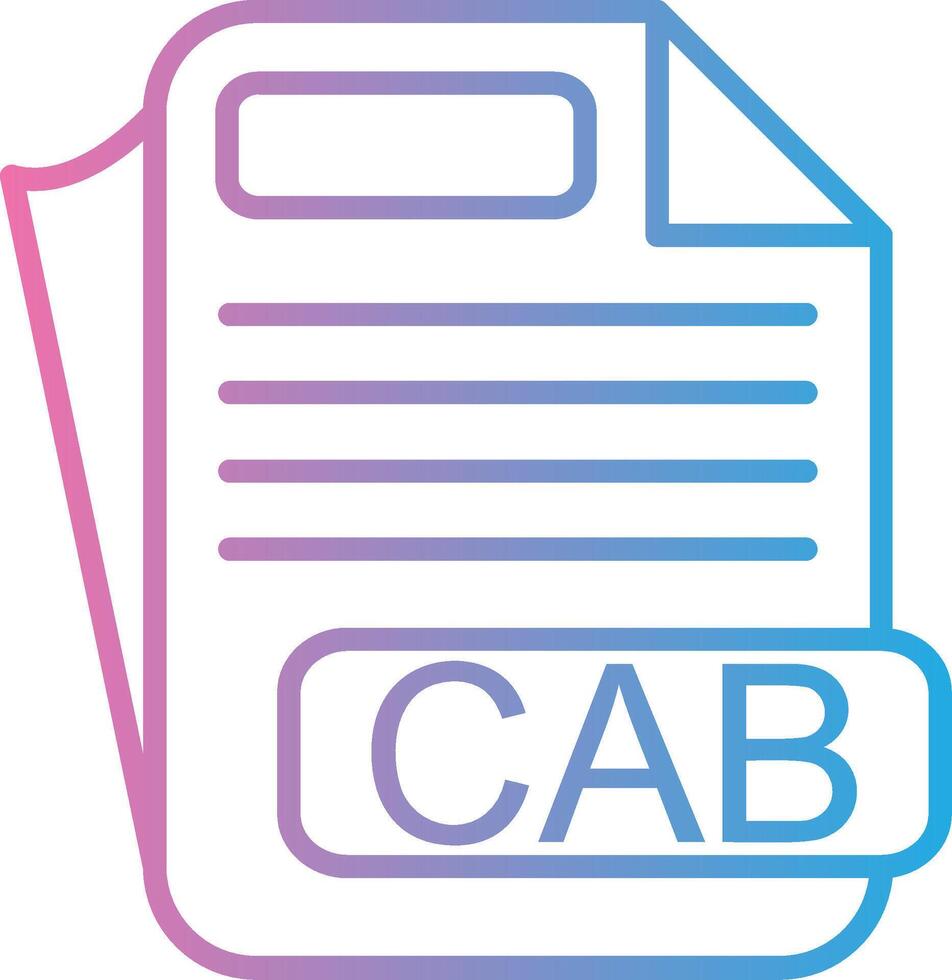CAB 3D Interface Shape vector