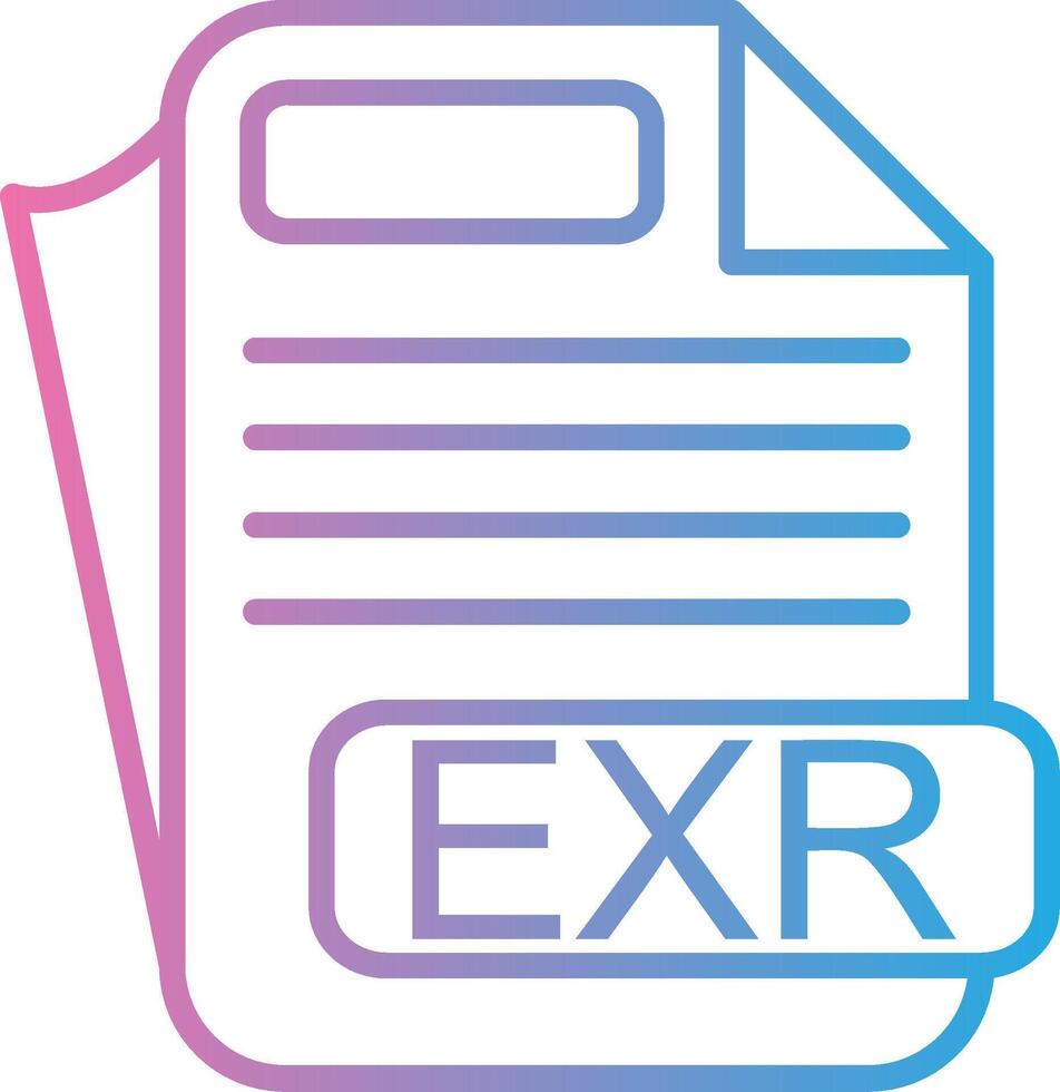 EXR Monotone Sketch Design vector