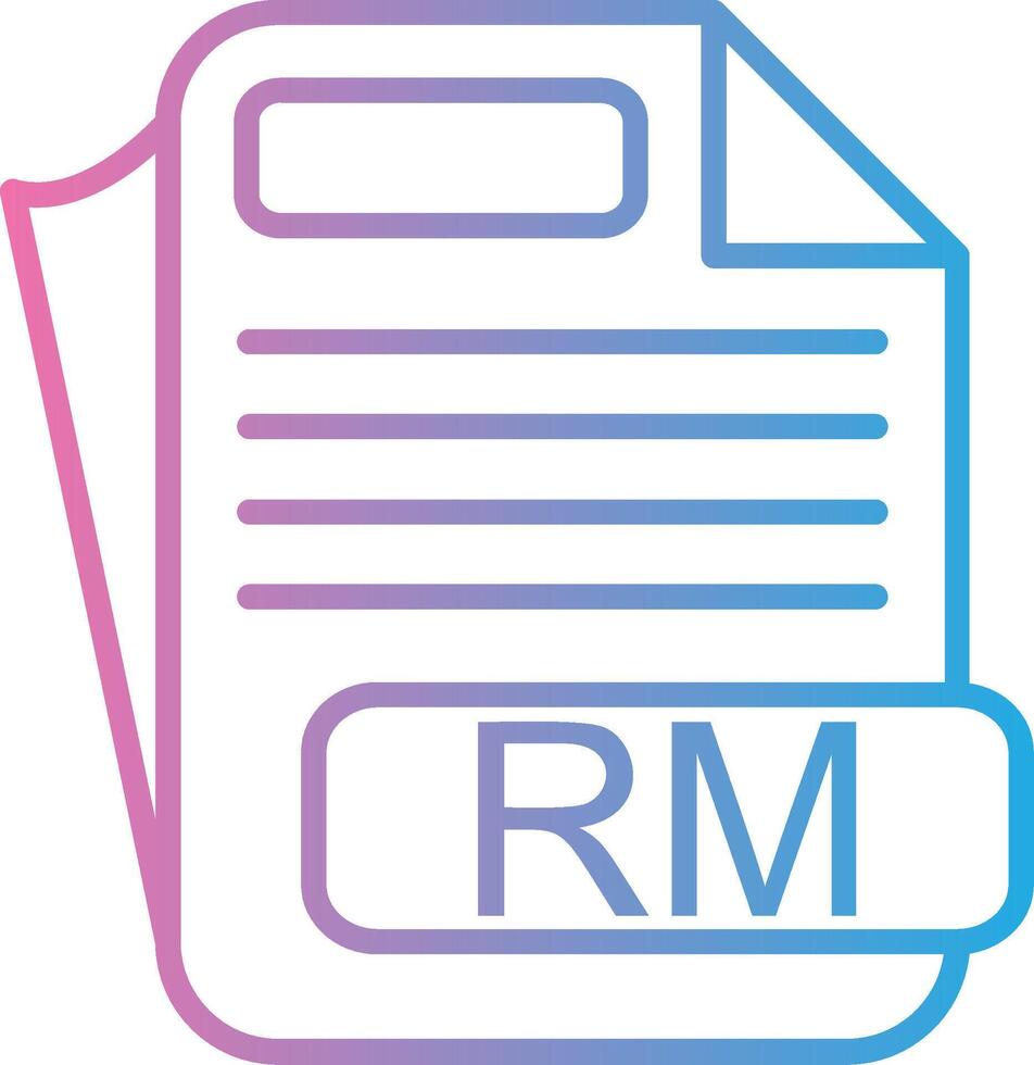 RM Color Stroke Symbol vector