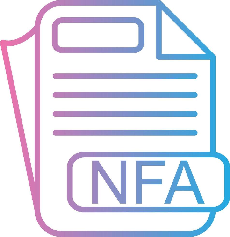 NFA Minimal UI Element vector