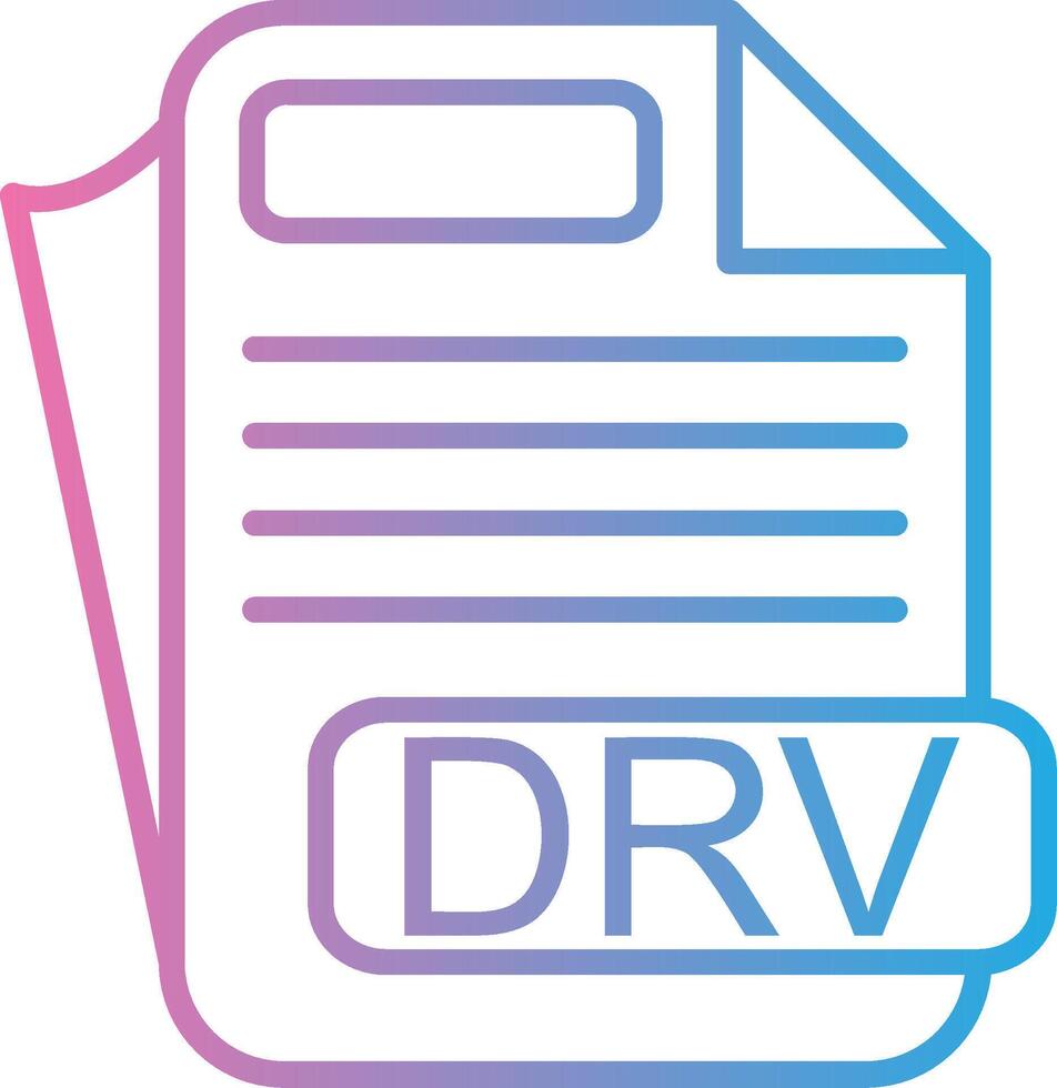 DRV Futuristic UI Mark vector