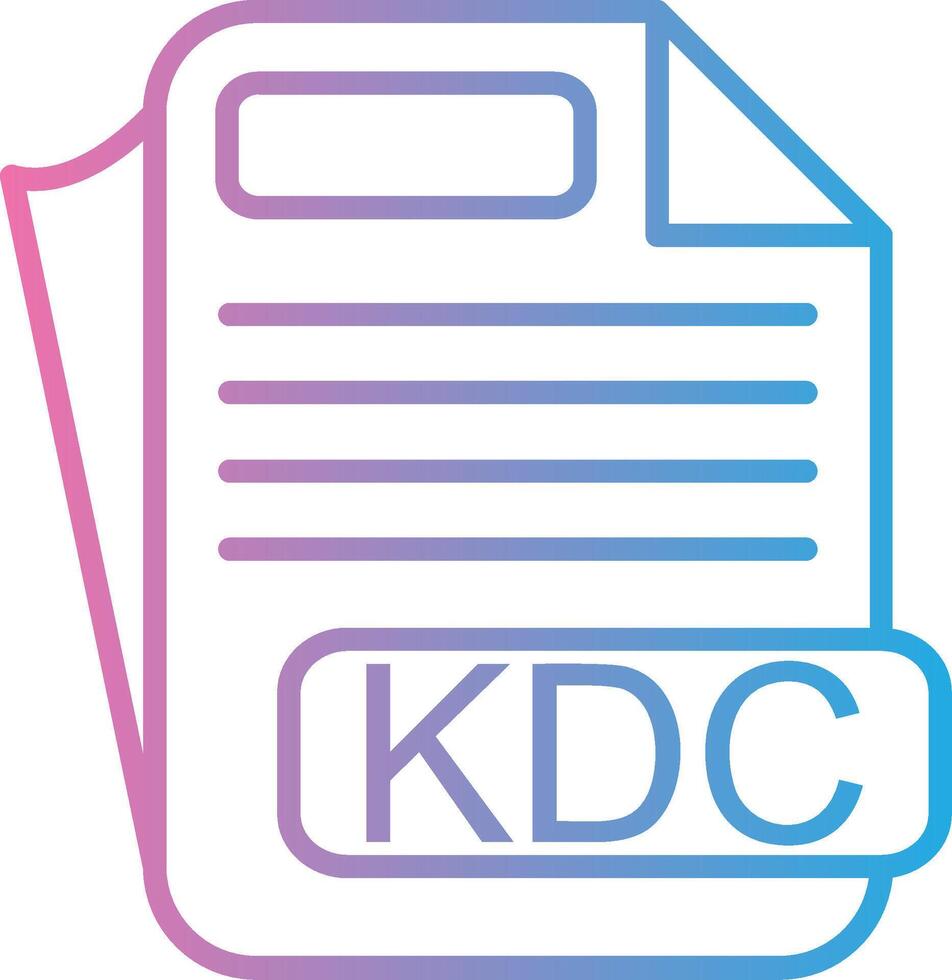 KDC User Friendly Drawing vector