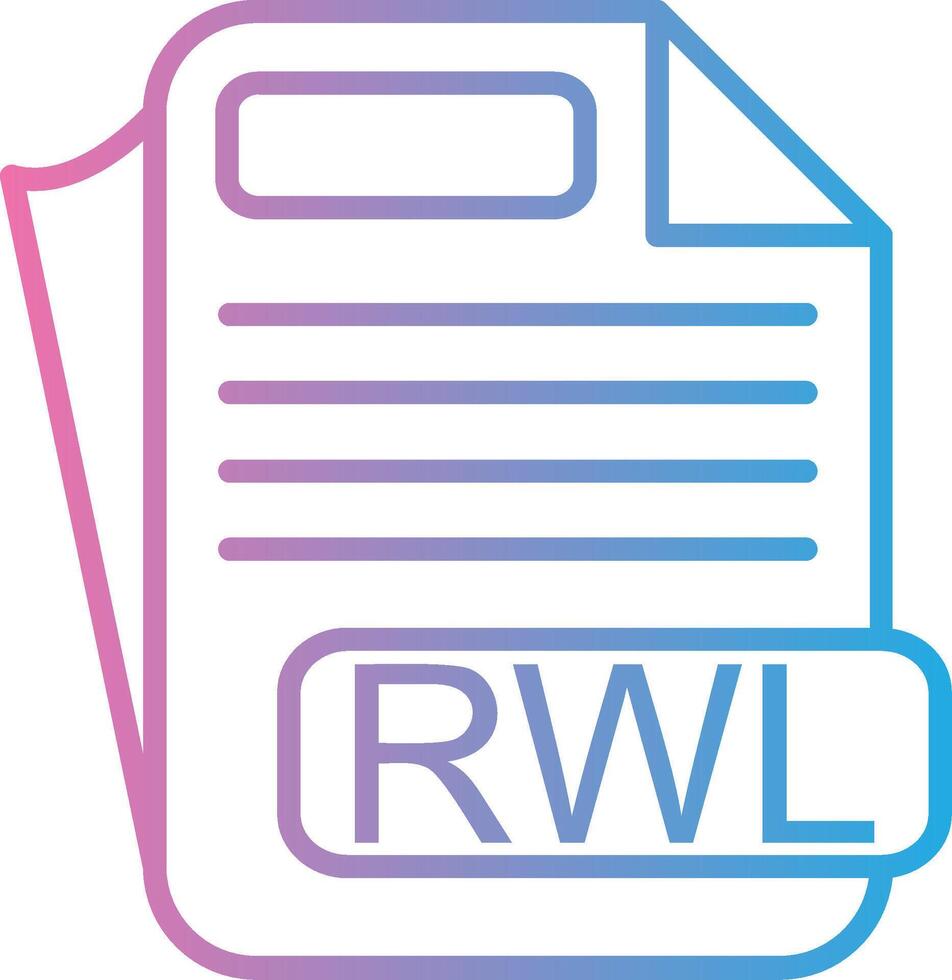 RWL Vibrant Visual Object vector