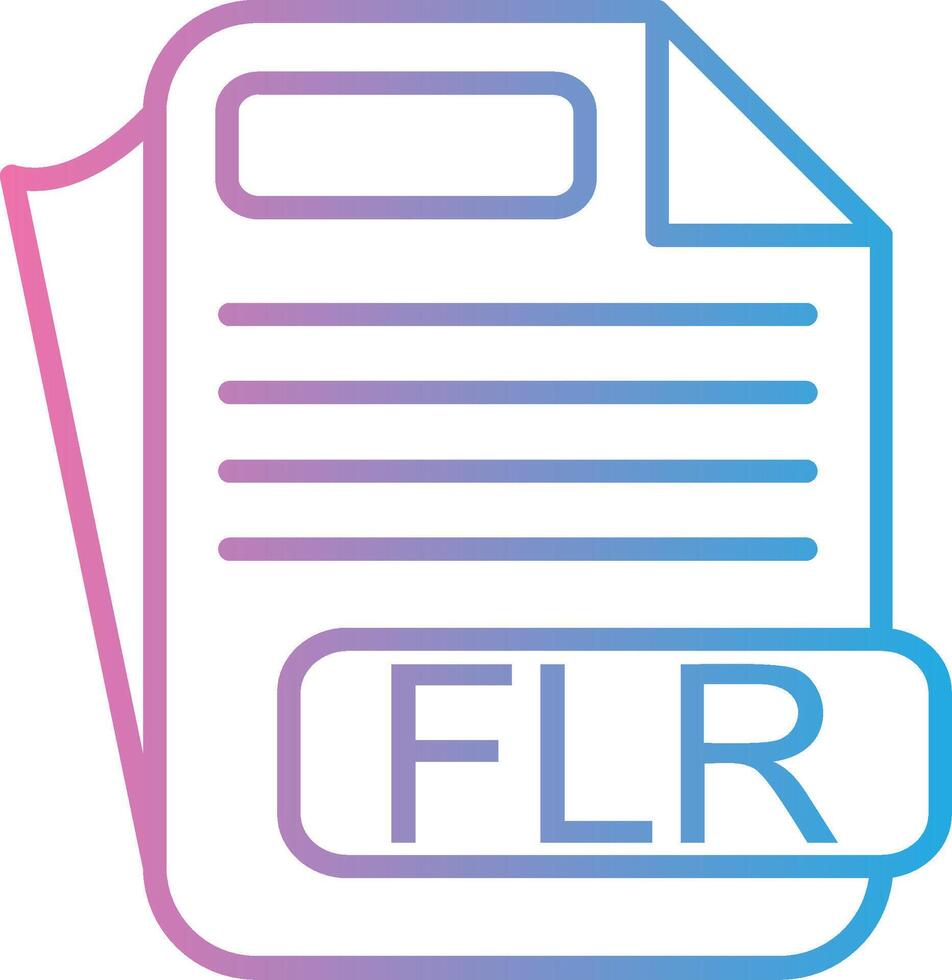 FLR Abstract UI Visual vector