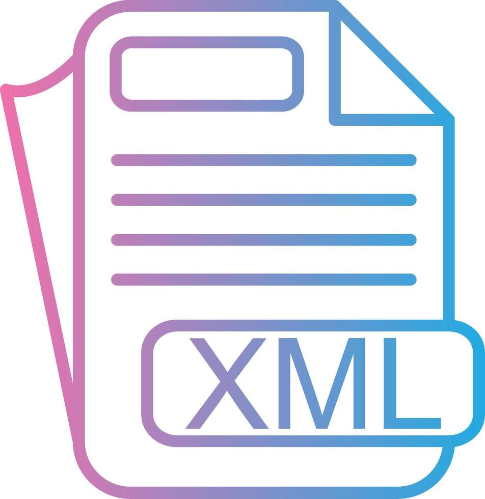 XML Pixel Style Badge vector