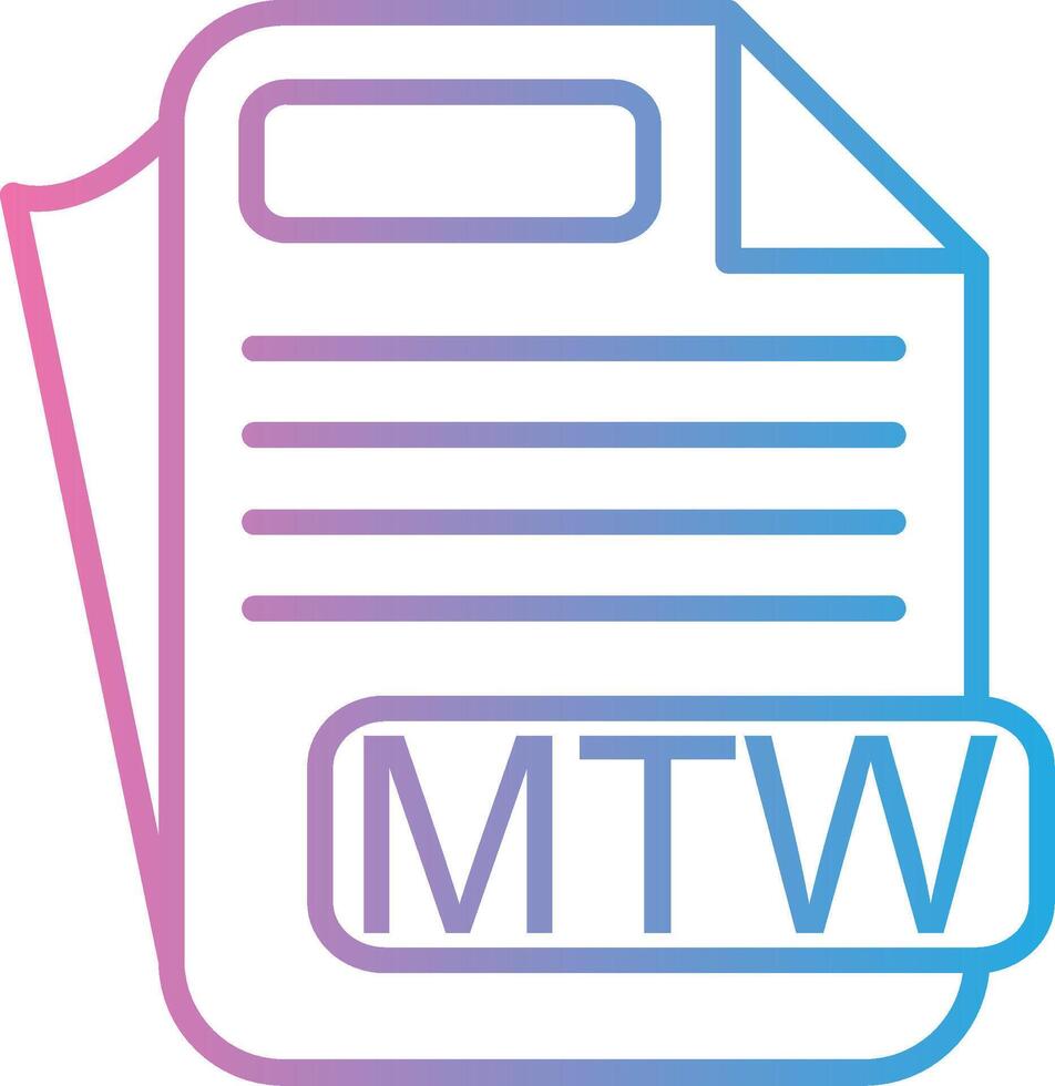 MTW Cool Tone Form vector