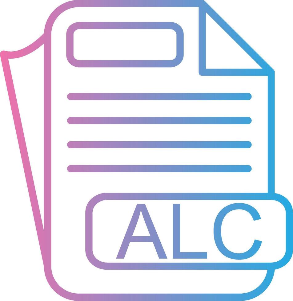 ALC Neon UI Symbol vector