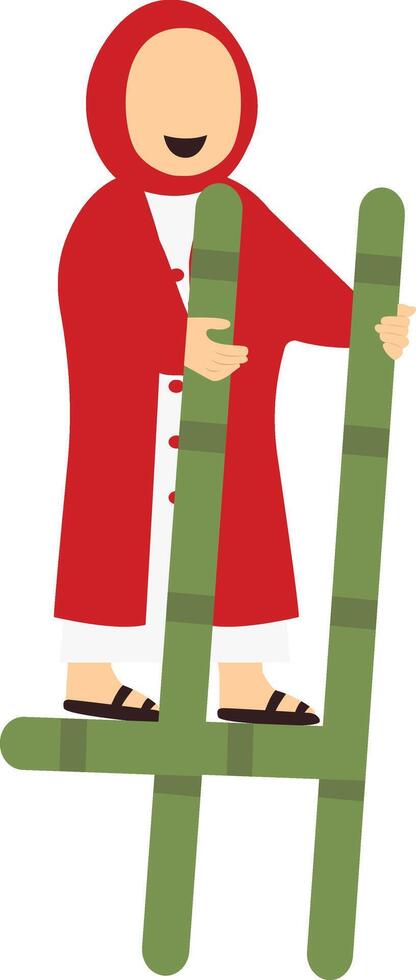 Indonesia Independence Day Games Illustration with Cartoon Design. vector