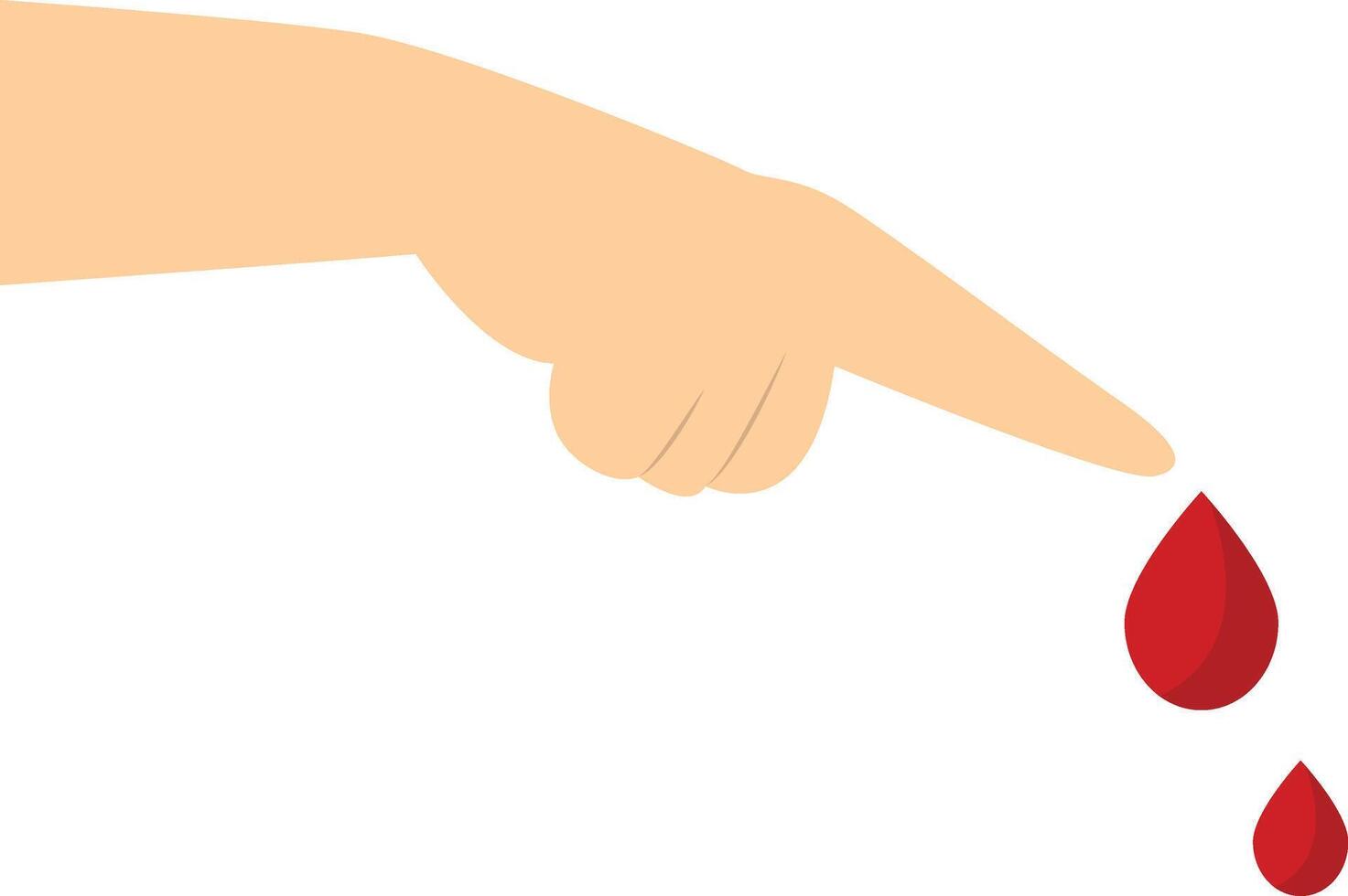 Blood Donor Element in Cartoon Concept. vector