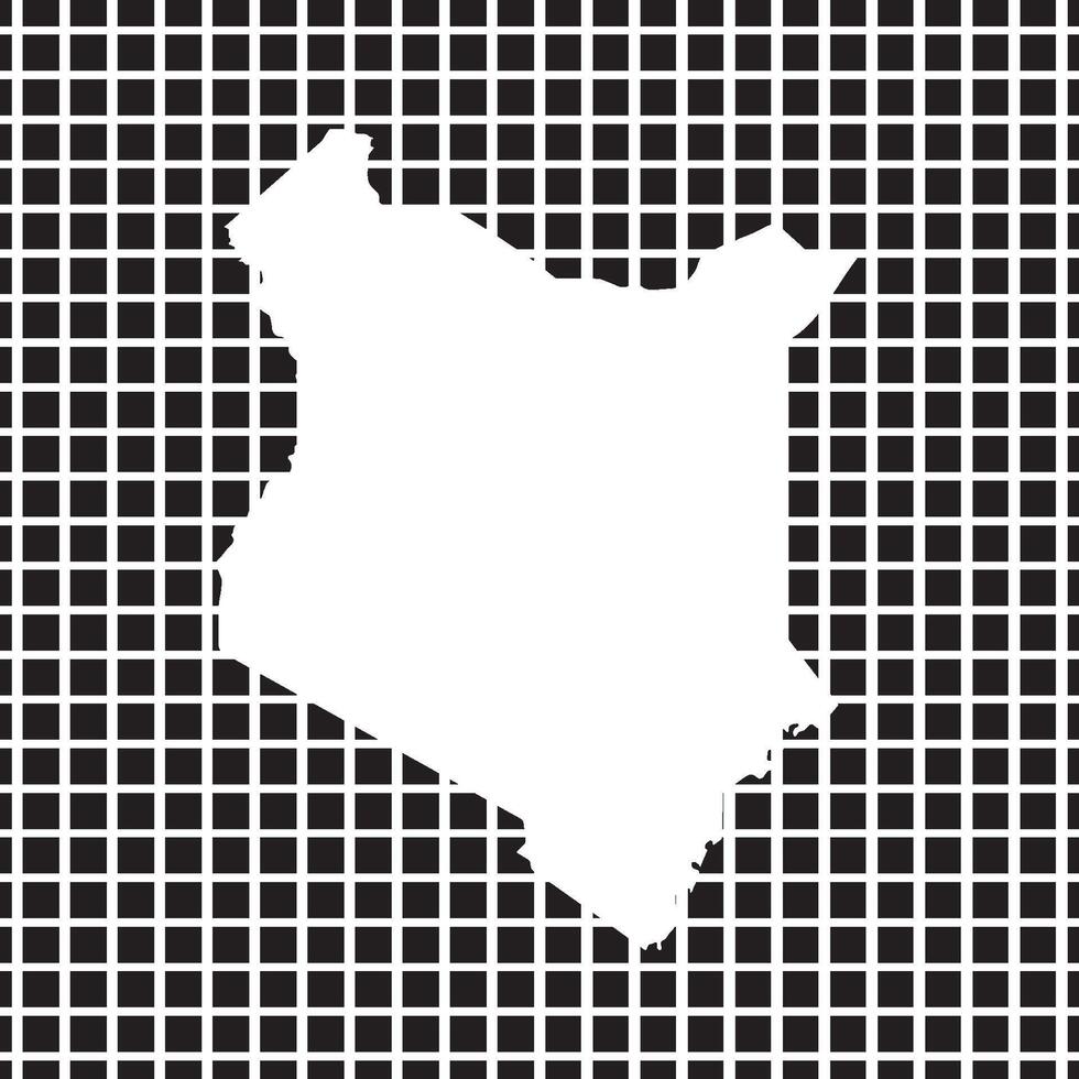 Kenya Map Icon vector