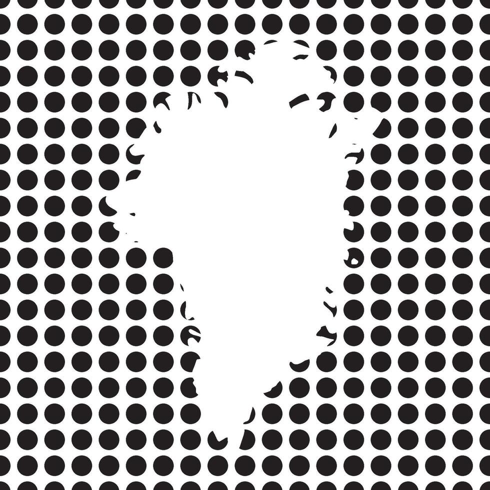 Greenland Map Icon vector