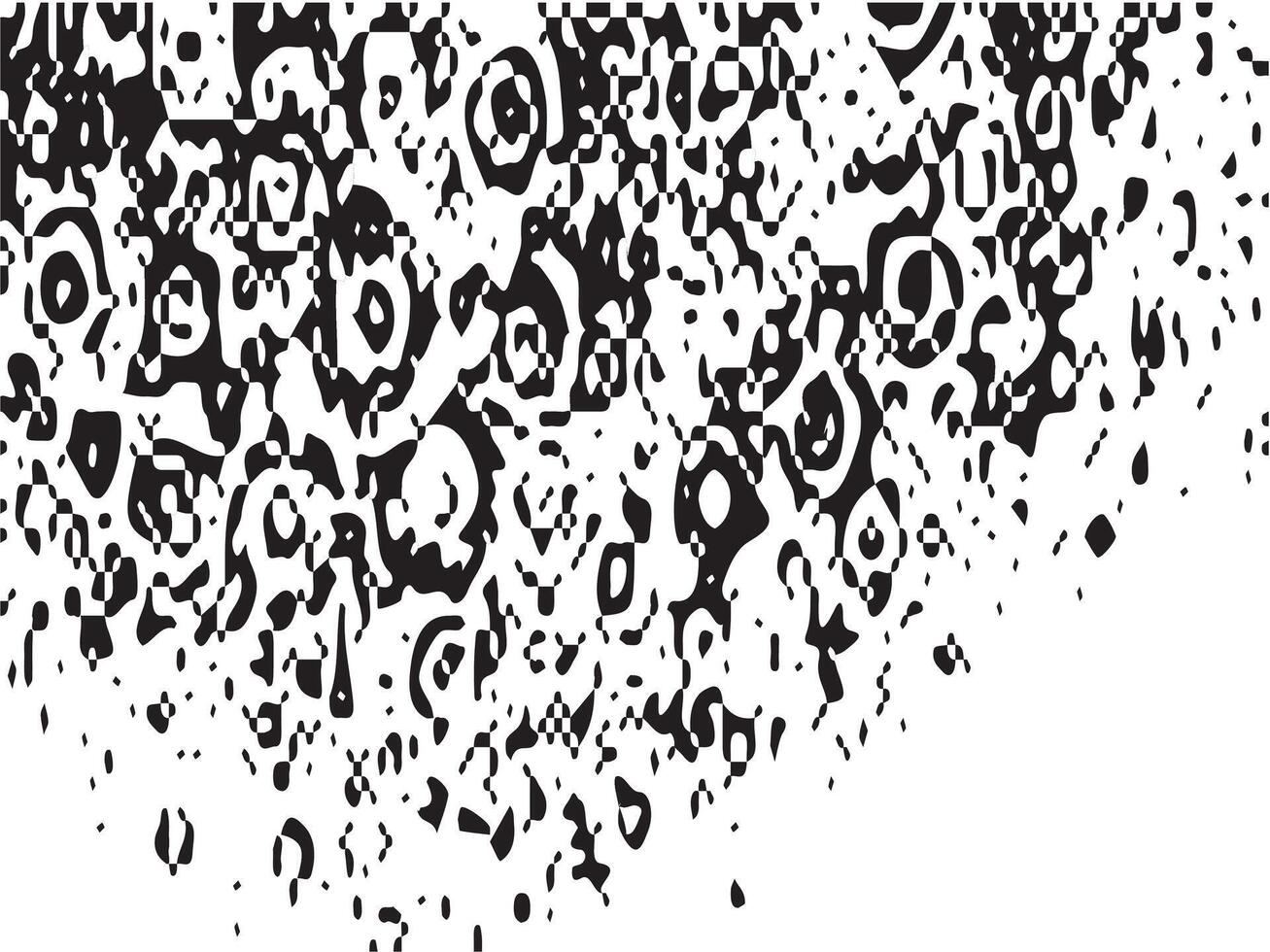 Creative halftone abstract black and white pattern perfect for digital backgrounds prints and art vector