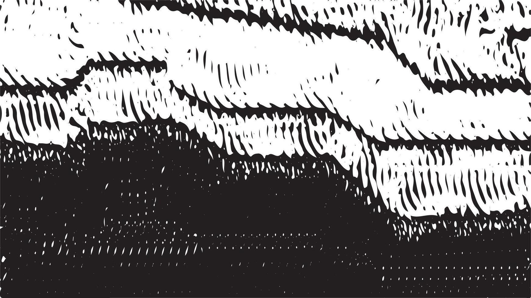 Abstract black and white grunge design showcasing bold layered patterns and textured artistic flow ideal for creative backgrounds prints posters and modern artistic projects vector