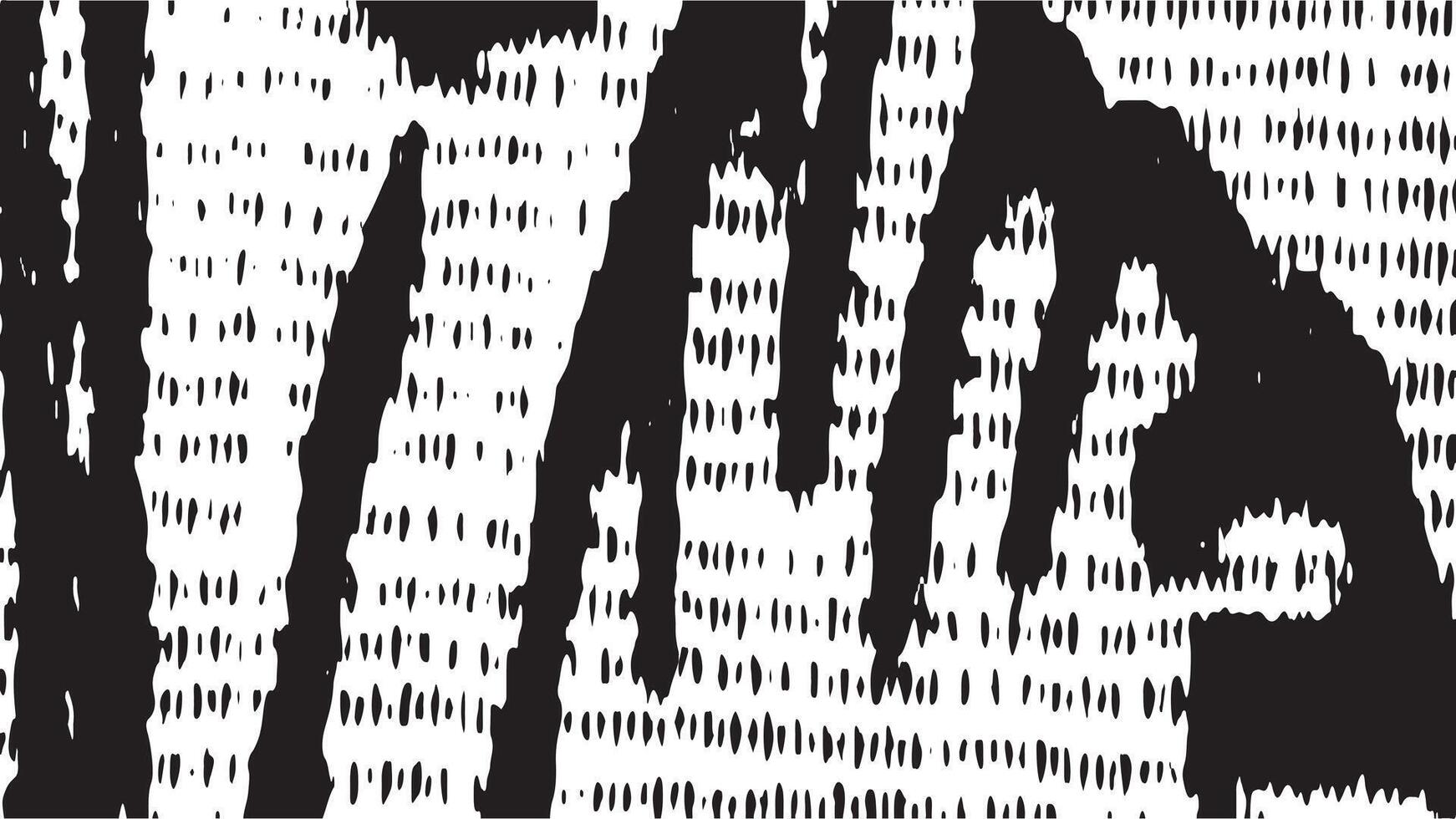 High resolution black and white abstract grunge art with textured rough brush strokes perfect for backgrounds prints and modern artistic designs vector