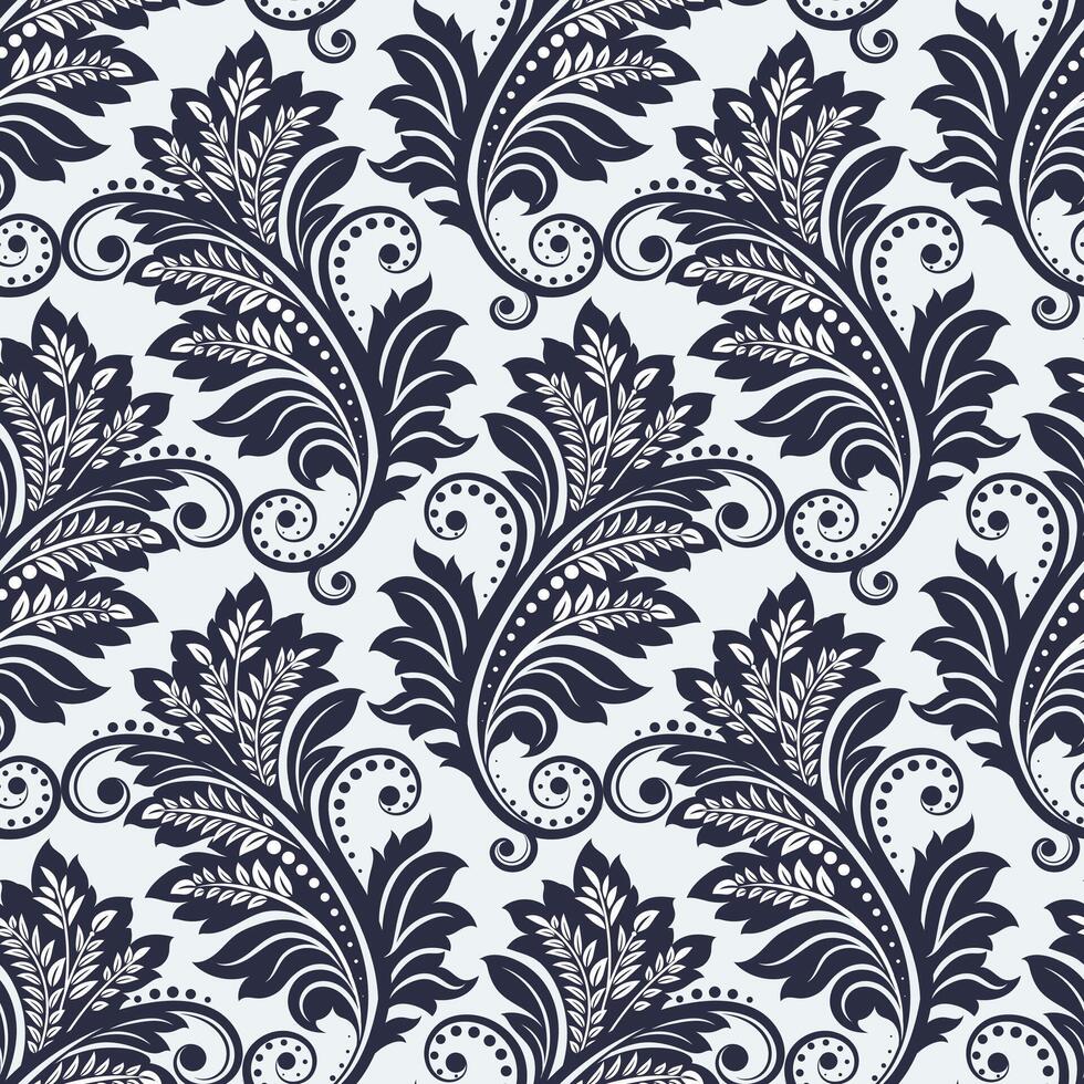 floral botanical seamless pattern abstract leaves pattern for luxury decor design and wallpaper vector