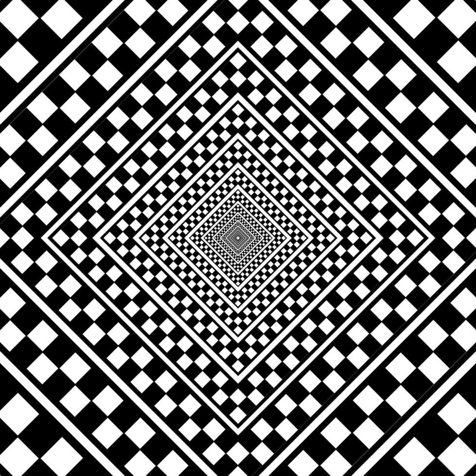 An optical illusion pattern with squares and circles vector