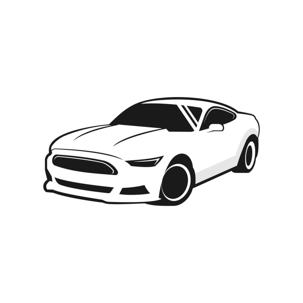 luxury car isolated on white background vector