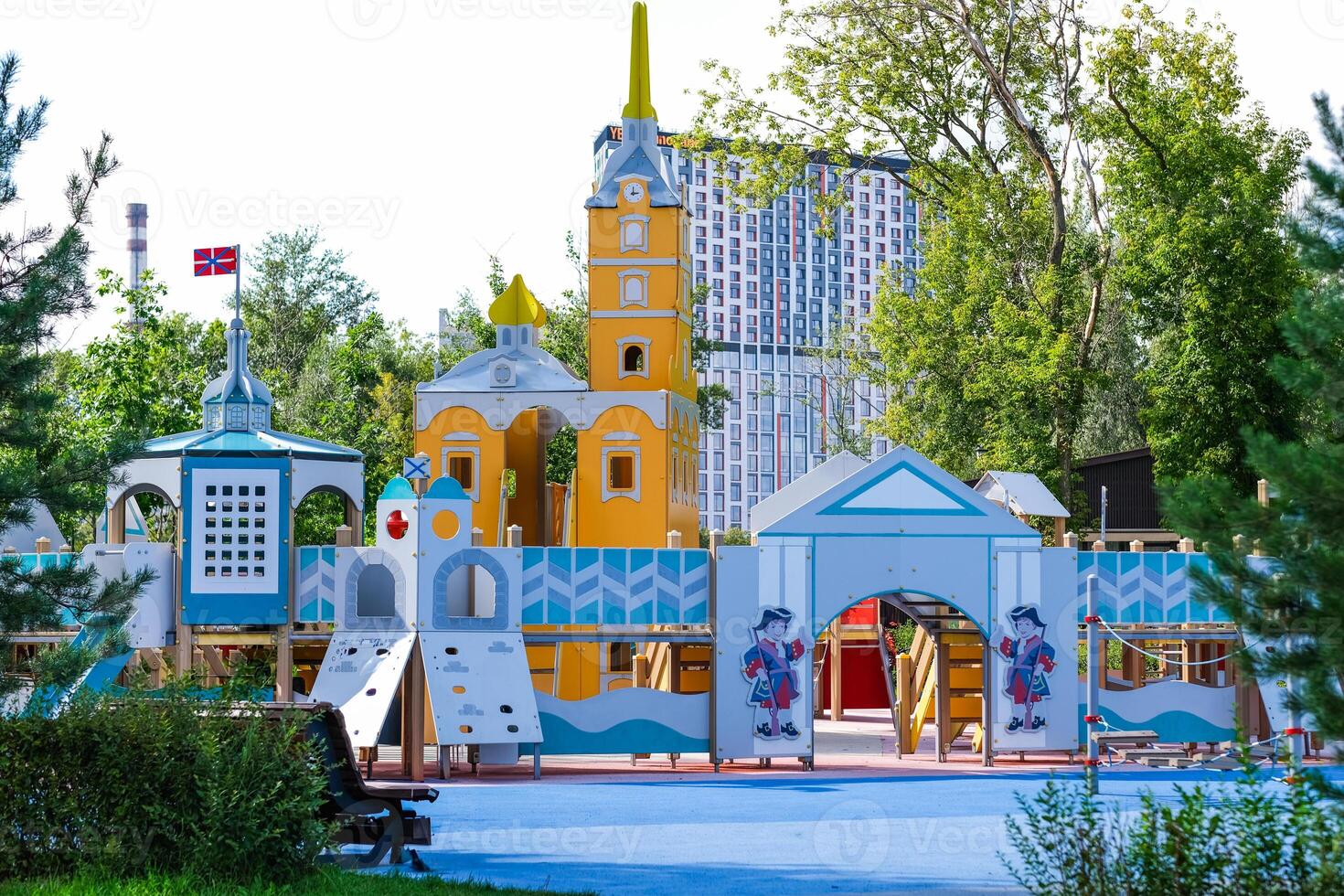 the children's outdoor playground photo