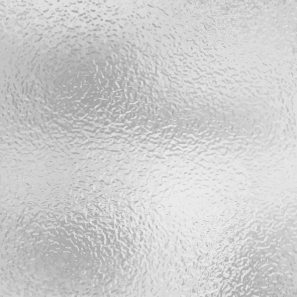 Matte white and grey frosted glass, blur effect. Stained glass decorative background. Foil texture vector