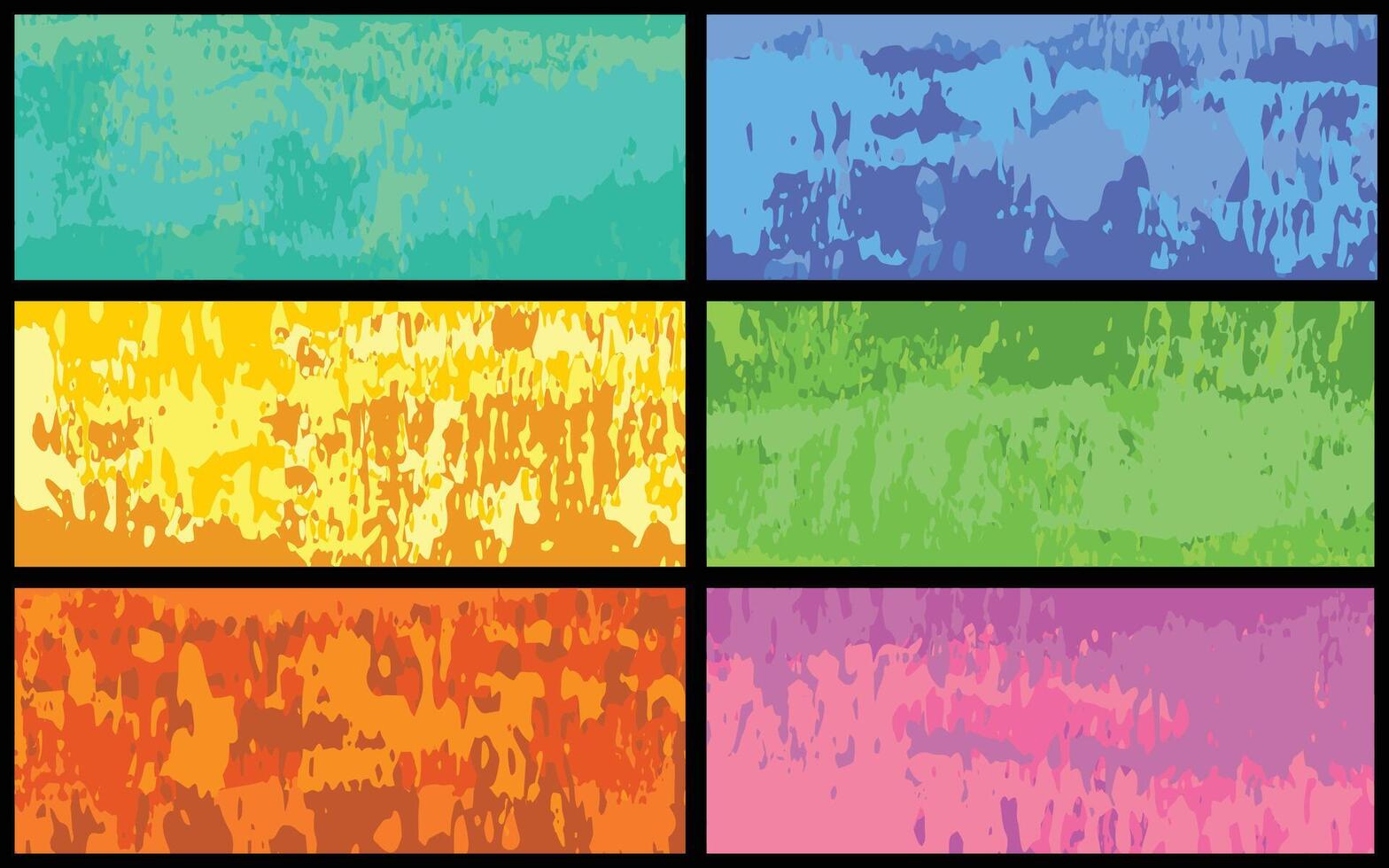 Grunge color surface, the old ruined wall. urban texture with damage, concrete, splay affect, old painted and other effects. Collection with destroyed dirty decay grainy stamp vector