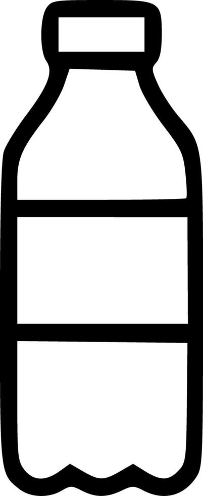 A black and white outline of a jar vector