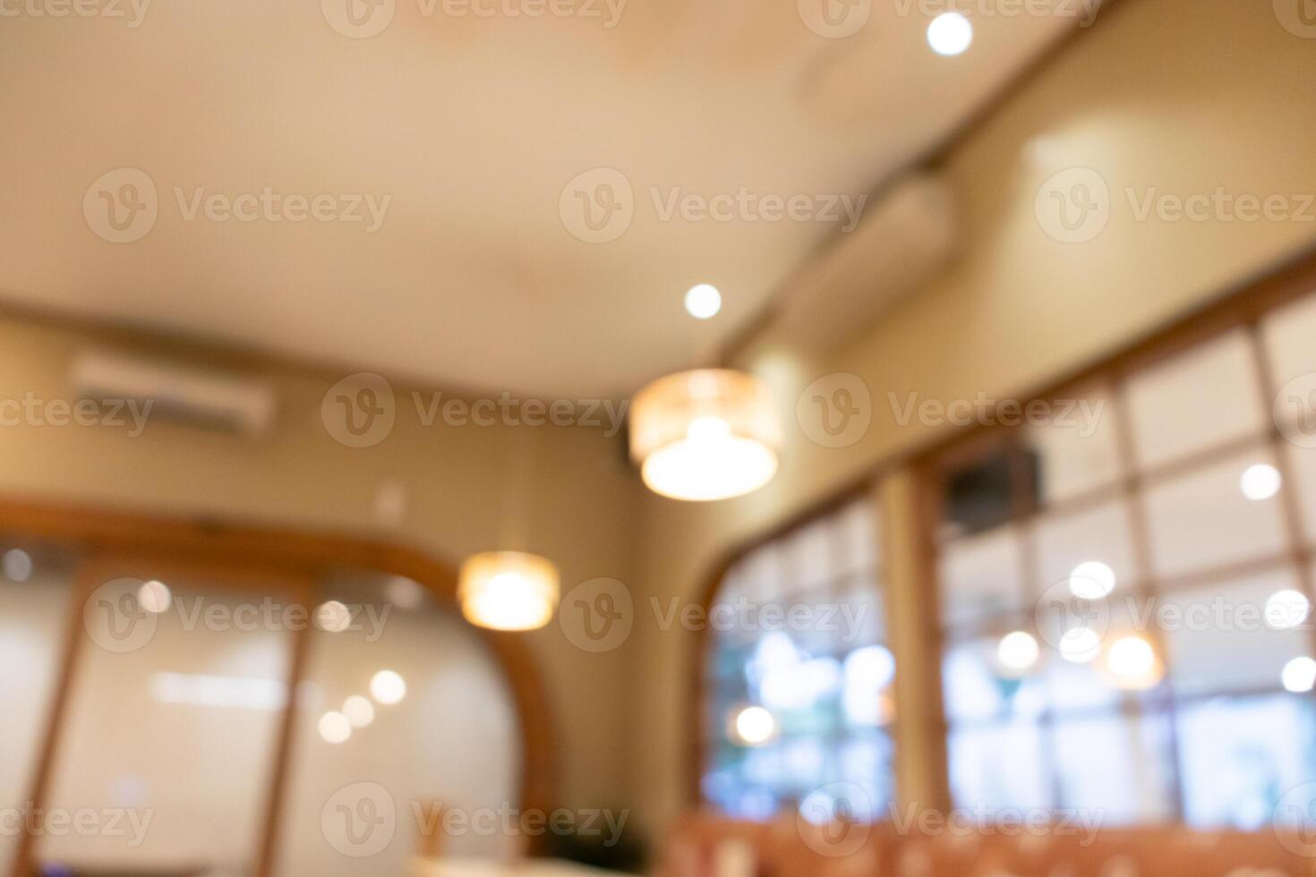 defocused photo of a cafe. Concept for background. After edits.