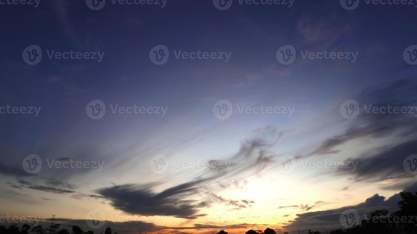 Sunrise with Clouds Sky View photo
