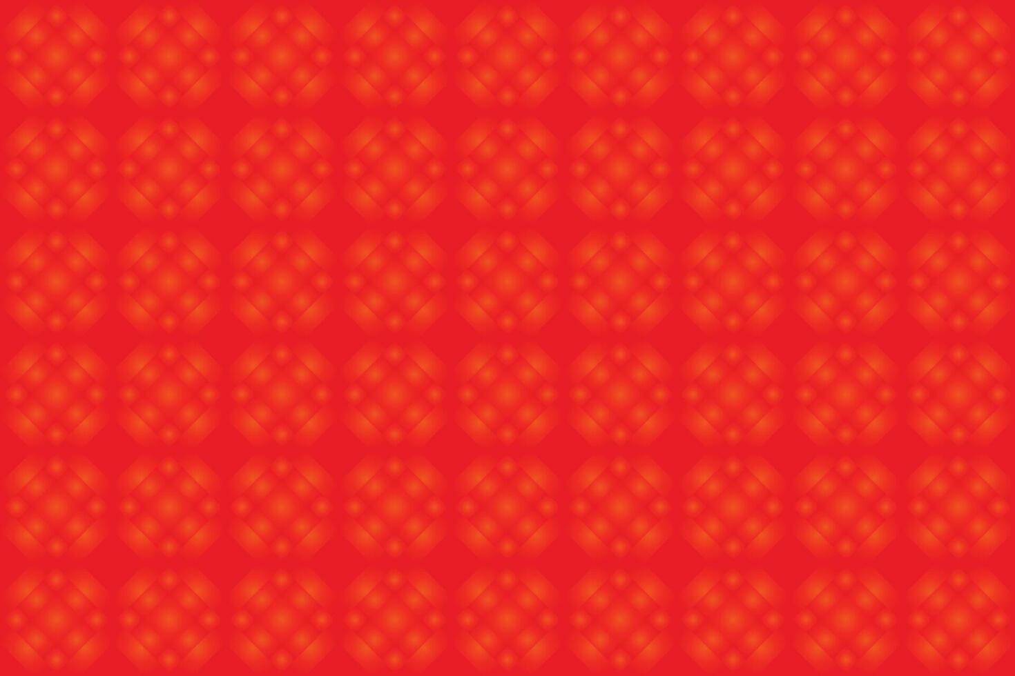 Abstract geometric pattern square shape gradient red color spot and blurry effect design banner. vector