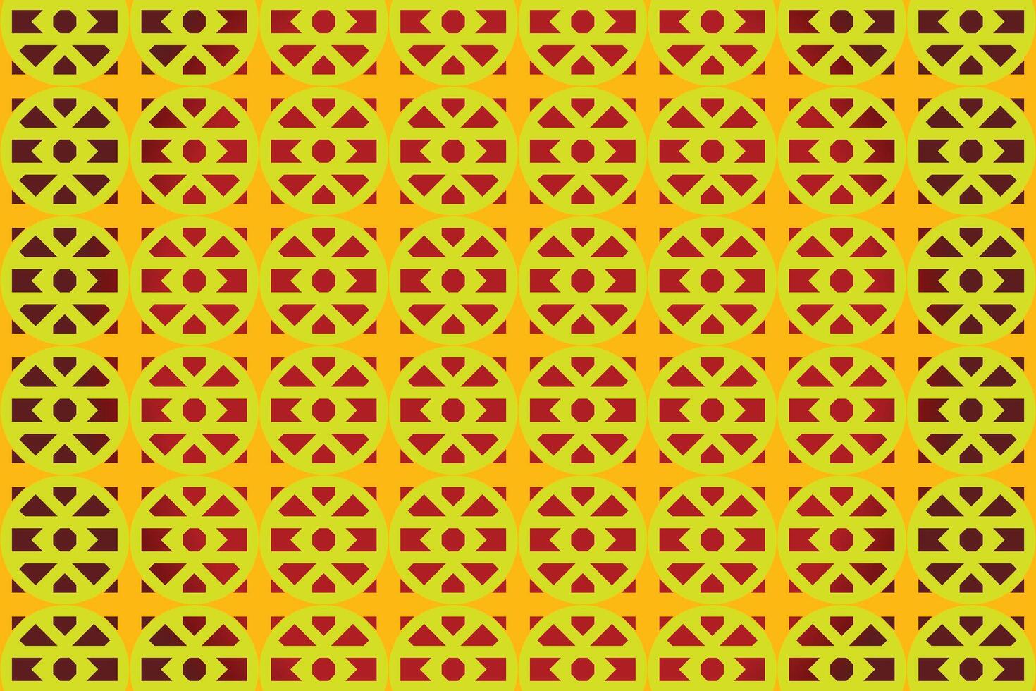 Abstract geometric elements pattern yellow orange color shapes and dark red gradient effect banner. vector