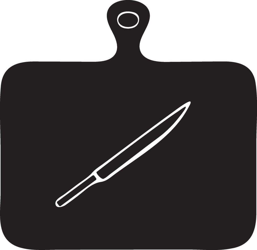 Cutting Board Icon Versatile Graphics icon. vector