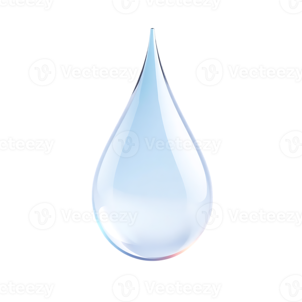 Blue water drop icon. png