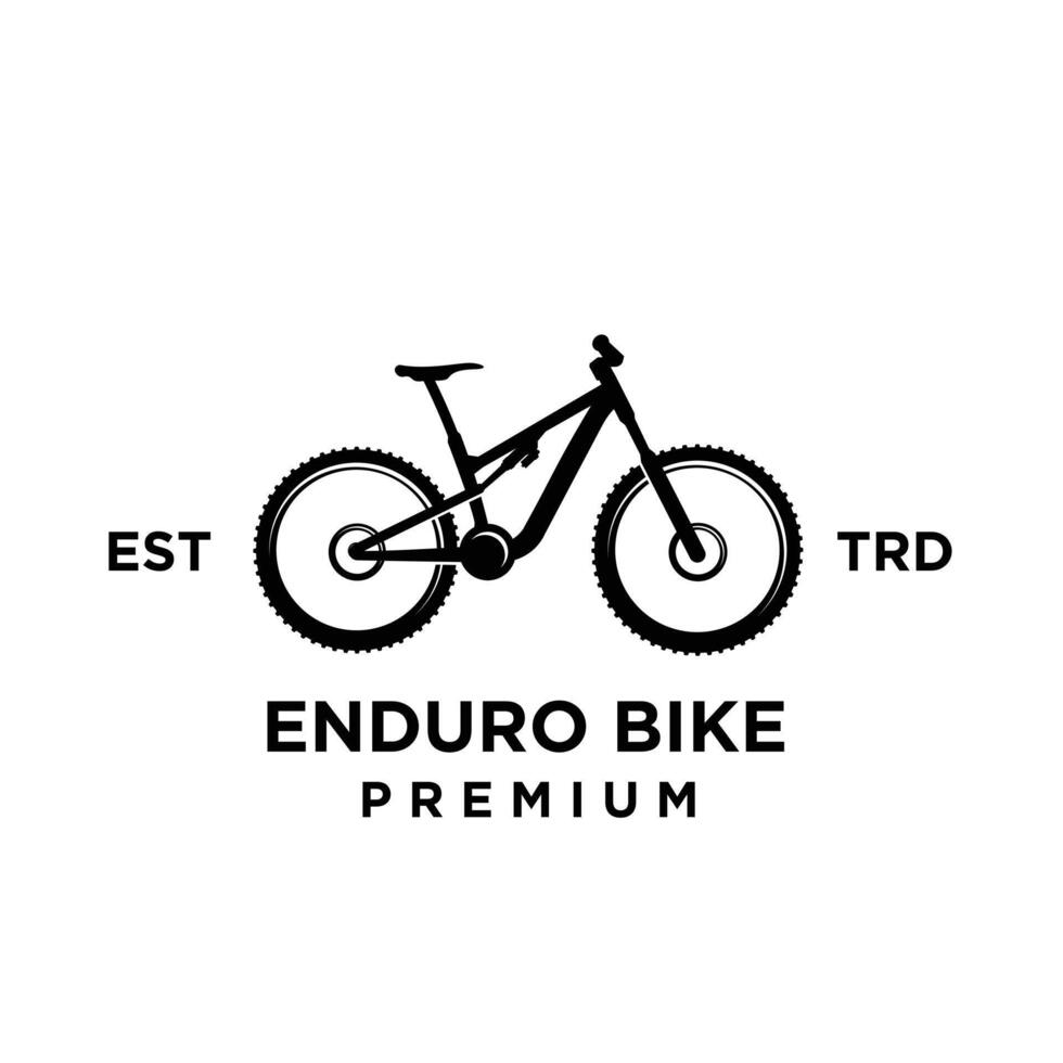 Enduro bike premium logo vector