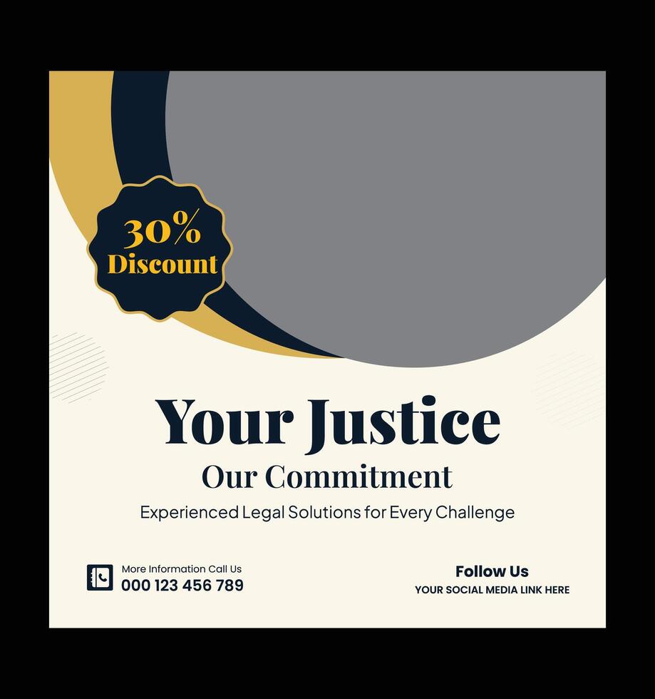 Lawyer Marketing Social Media Content vector