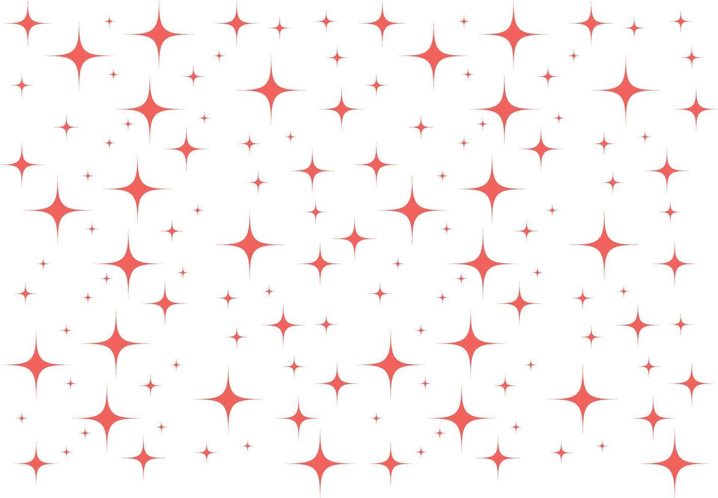 Red Starry Sparkle Illustration vector