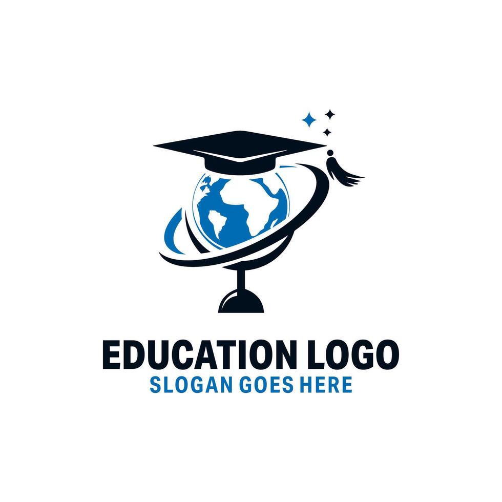 Education world Logo design Template vector