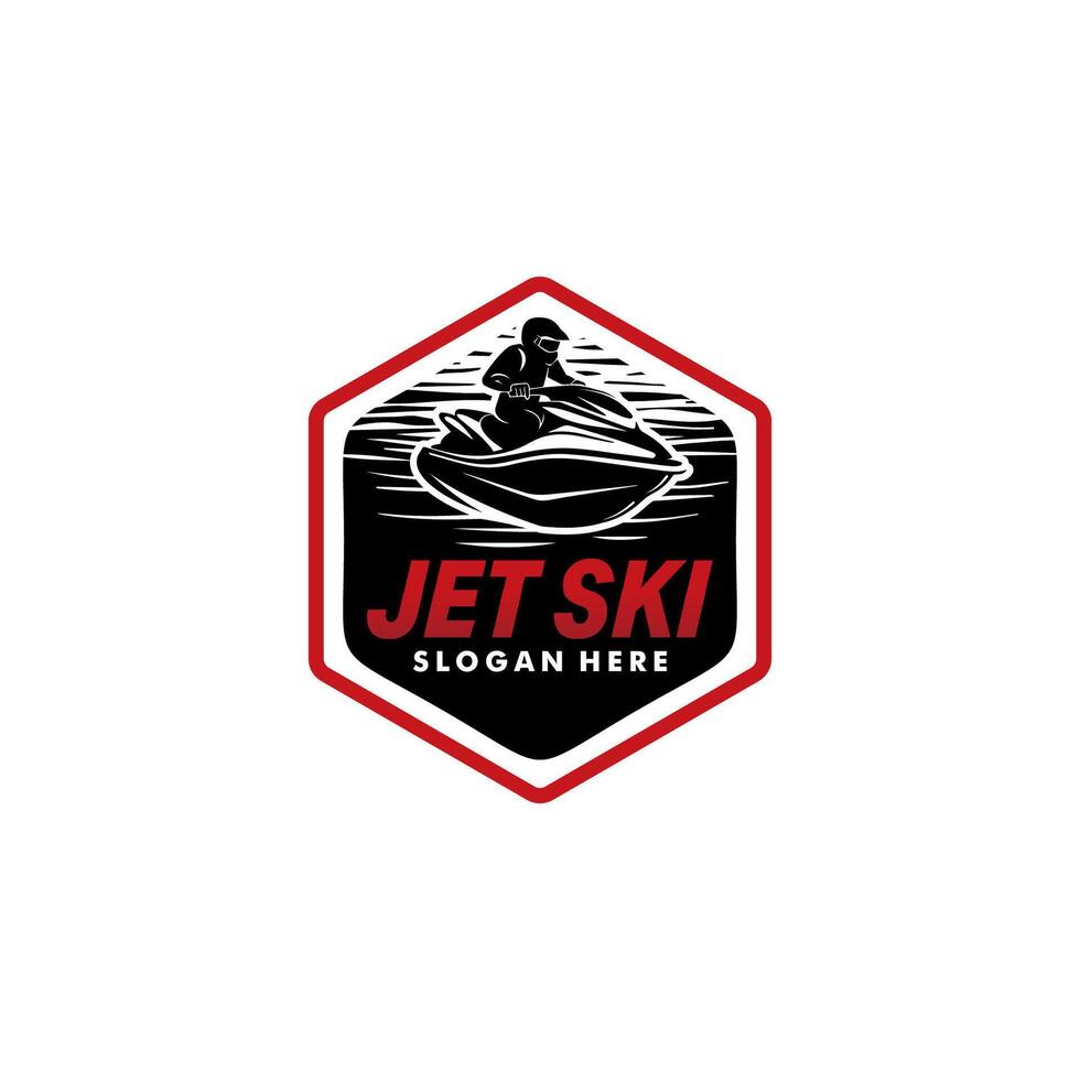 Jetski Racing illustration design vector