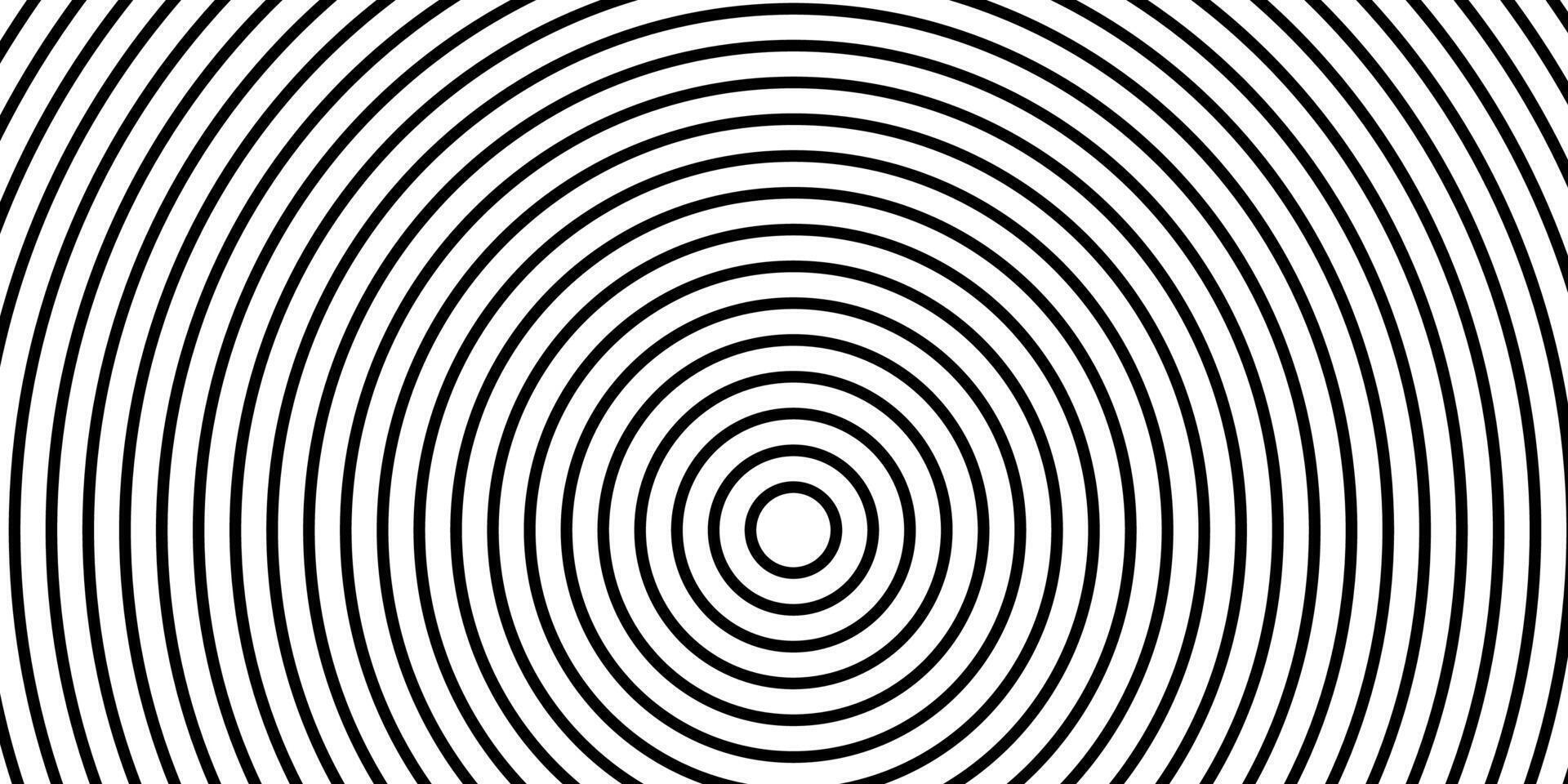 black and white circle line background vector