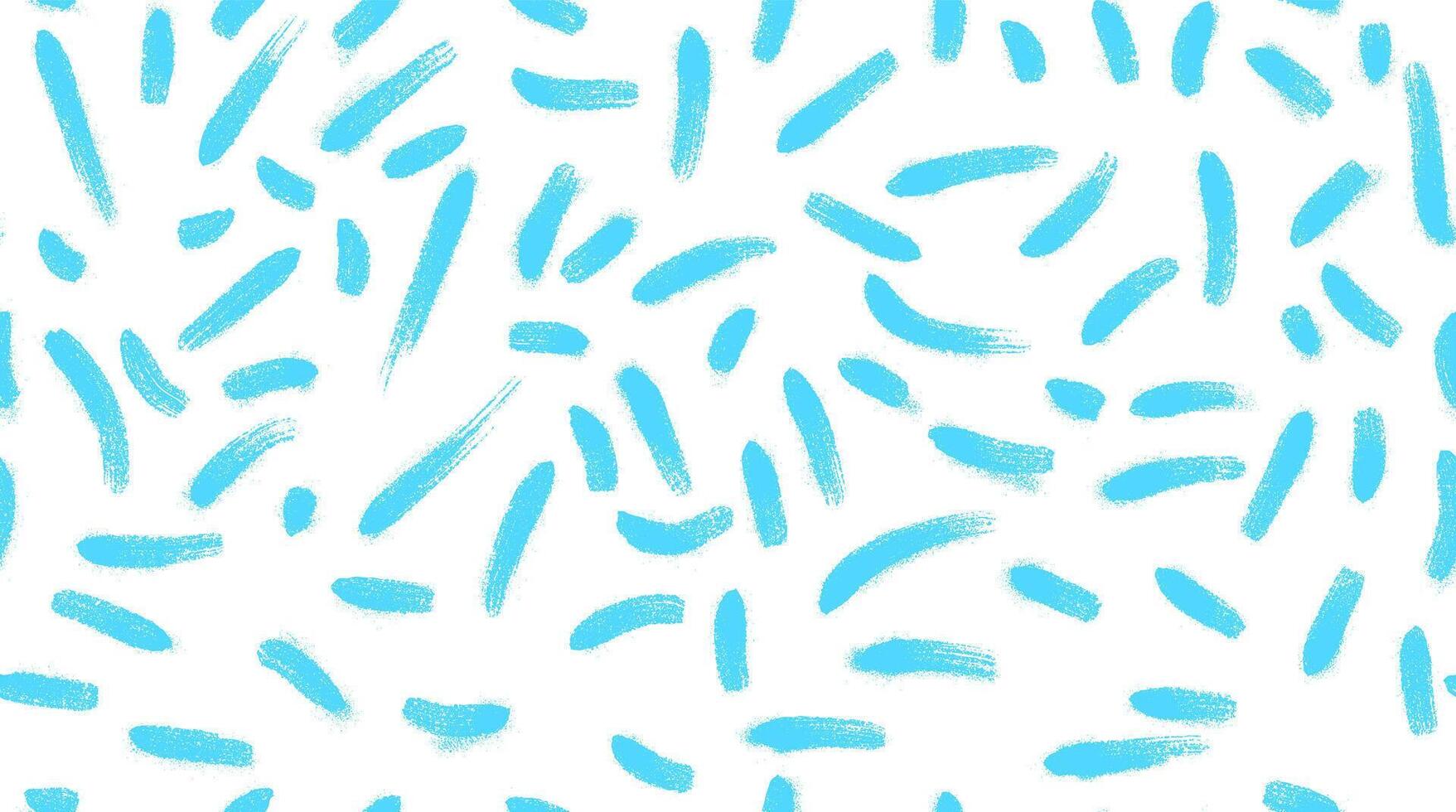 Seamless pattern brush curly lines. Brush stroke squiggles ornament. Scribble background. Seamless pattern hand drawn marker scribbles, art curved lines. squiggles and daubs pattern. vector