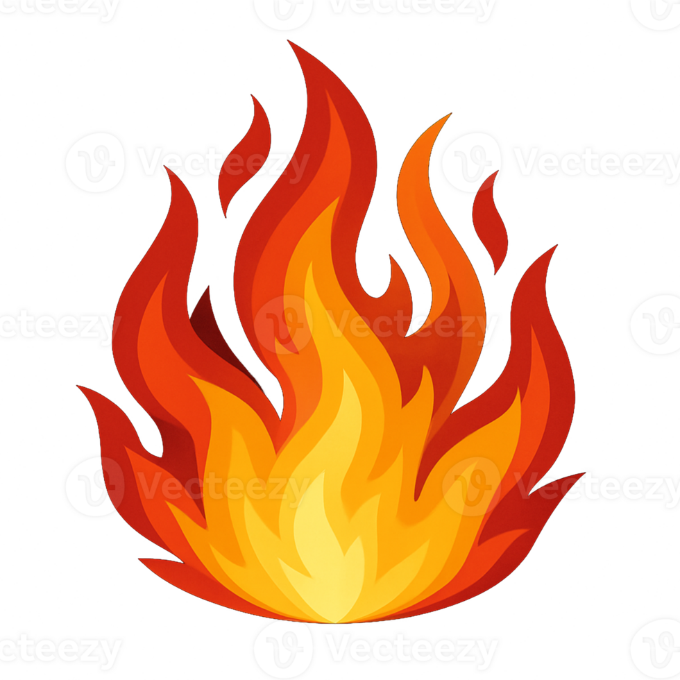 hot red orange flame. png