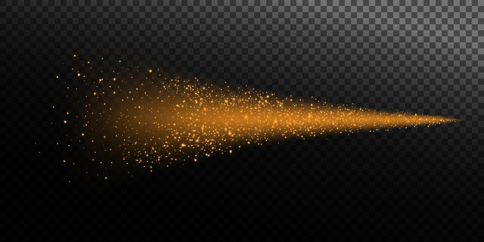 Experience the stunning Golden Glitter Spray Effect designed for your Creative Design Projects and masterpieces vector