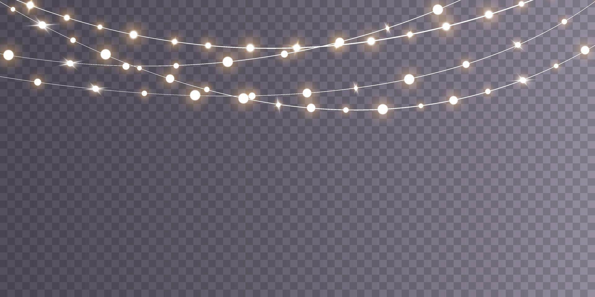 A beautiful Twinkling Fairy Lights Background perfect for enhancing Party Decorations and unforgettable Events vector